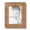 thumbnail image 2 of ArtToFrames 6" x 8" Gold with Green Tones Picture Frame, 6x8 inch Gold Wood Poster Frame (WOM-5079), 1 Pack, 2 of 5