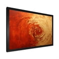 thumbnail image 2 of Designart "Vermillion Spiral In Gold And Red Sunset" Abstract Spirals Picture Framed Wall Decor, 2 of 5