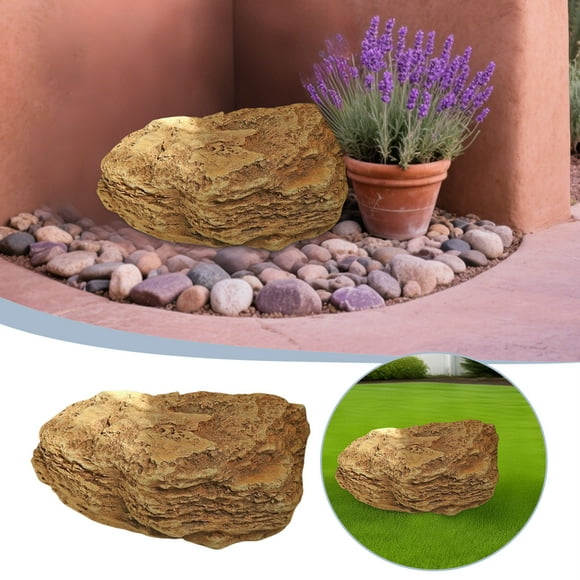 Pierres Décoratives Pseudo-Roche en Mousse pour Aménagement Paysager Couverture de Rocher Décoration de Cour et Couverture de Puits Améliorations de Pseudo-Roche