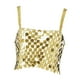 thumbnail image 5 of Top corto de lentejuelas Yinane camiseta sin mangas chaleco para mujeres y niñas, 5 of 7