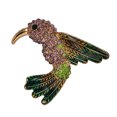 thumbnail image 1 of Pin Broche Cristales de Diamante Encantadores Adornos de Aves, 1 of 8