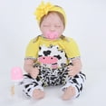 thumbnail image 5 of 1 Set Reborn Baby Girl Dolls Clothes Girls Doll Outfits Dolls Matching Clothing, 5 of 9