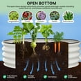 thumbnail image 5 of ChaoLink 3x3x1 FT Raised Garden Beds,2 Pack Galvanized Raised Garden Bed for Gardening, Round Metal Planter Box for Flower Plants, 5 of 7