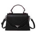 thumbnail image 1 of Nuevo bolso de PU con cadena, moderno bolso de hombro para mujer, bolso de hombro de cuero negro, 1 of 5