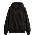 thumbnail image 4 of LIIPEE Solid Color Hoodies For Girls Long Sleeve Hooded Pullover Kids Fall Winter Cute Comfortable Casual Sweatshirts With Pockets,3-4 Years, 4 of 4