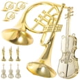 thumbnail image 1 of CIMAXIC christmas 12pcs Toy Musical Instruments Christmas Tree Hanging Decorations Miniature Instruments Model,5.91"X1.97"X0.39", 1 of 5