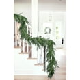 thumbnail image 3 of Norfolk Pine Garland Christmas Decoration - 5/6/9ft Realistic Norfolk Pine Leaves, Artificial Pine Greenery Garlands for Holiday Mantle Fireplace Stairs Railing Table Home Decor, 3 of 7