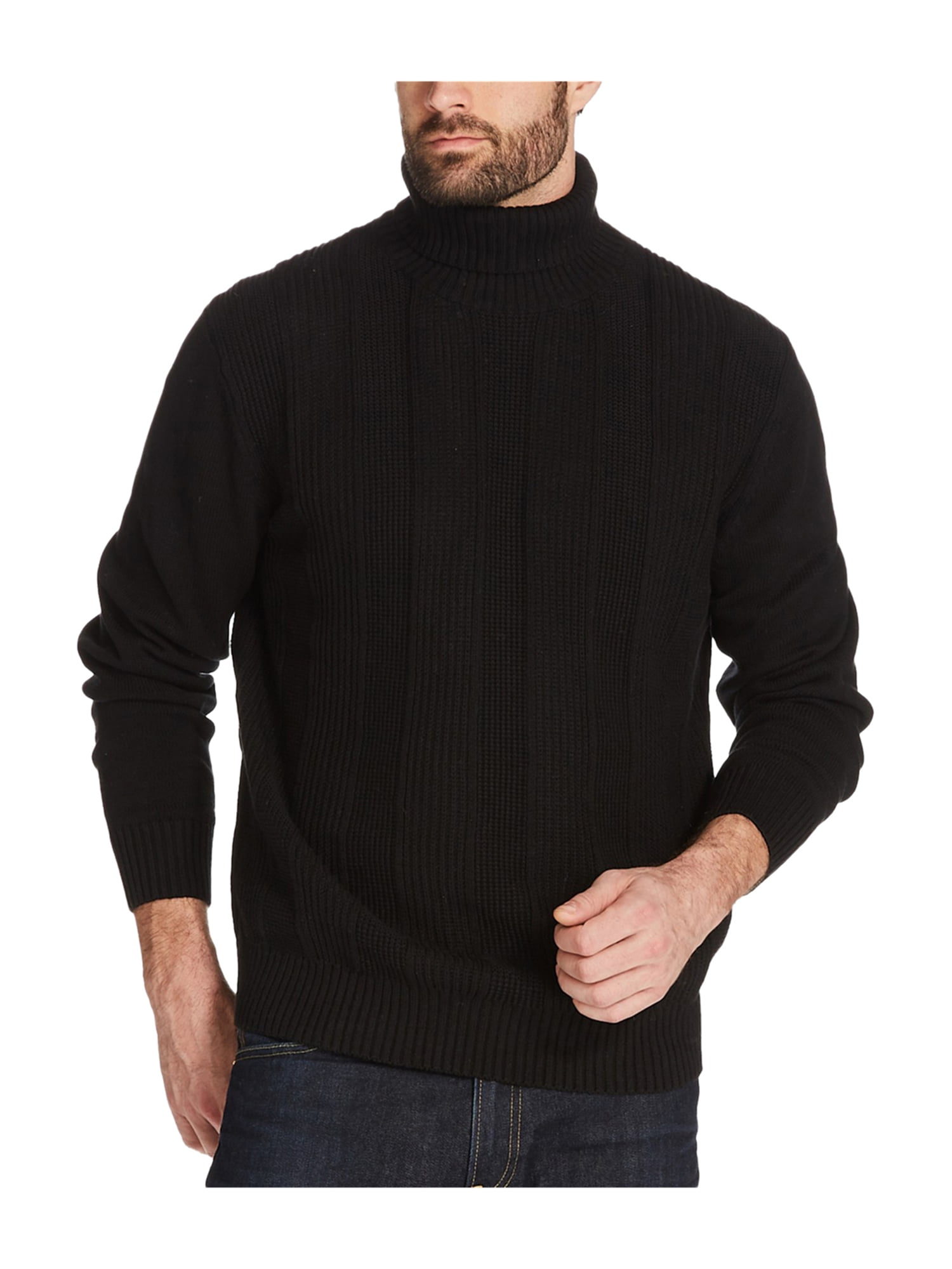 Weatherproof Mens Turtleneck Knit Sweater black L | Walmart Canada