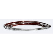 Cowles Products 37-076 Side Molding Protektotrim (TM) Universal; Custom; Chrome Plated; PVC Plastic; 1/4 Inch Width x 30 Foot Length; 1 Piece