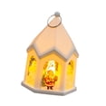 thumbnail image 1 of Lámpara de noche navideña, lámpara de guardería, colgante decorativo retro para árbol de Navidad. Papá Noel blanco, 1 of 9