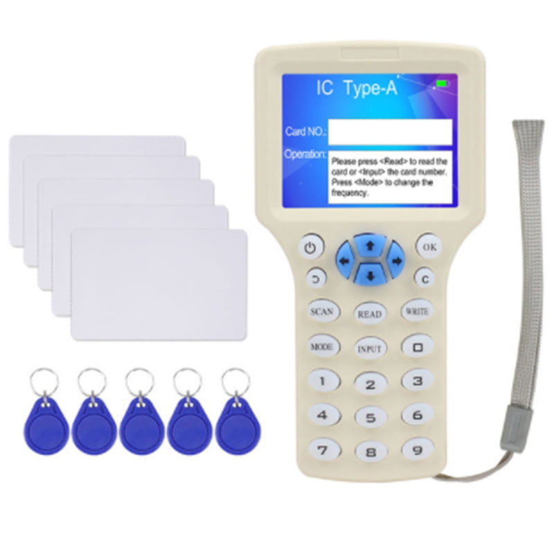 ID Card 125KHz Single Frequency Machine Handheld RFID Duplicator Copier Writer L