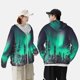 thumbnail image 4 of Balery Northern Lights 2 Sudadera ligera de manga larga con capucha y protección solar UPF 50+ para hombre y mujer, ideal para pesca y running-X-Large, 4 of 7