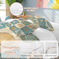 thumbnail image 3 of Vintage Coastal Bedding 3 Piece Duvet Cover Set Full Size, Summer Beach Sea Turtle Shell Starfish Soft Microfiber Comforter Cover with Zipper Closure & Pillowcases, FadeResistant Quilt Cover, 3 of 9