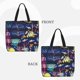 thumbnail image 2 of Fotbe Sea Inhabitans and Herb Bolsa Tote con Estampado para Mujer, Bolsos con Cremallera, Bolsa de Hombro Casual de Gran Capacidad con Bolsillos Internos, 2 of 7
