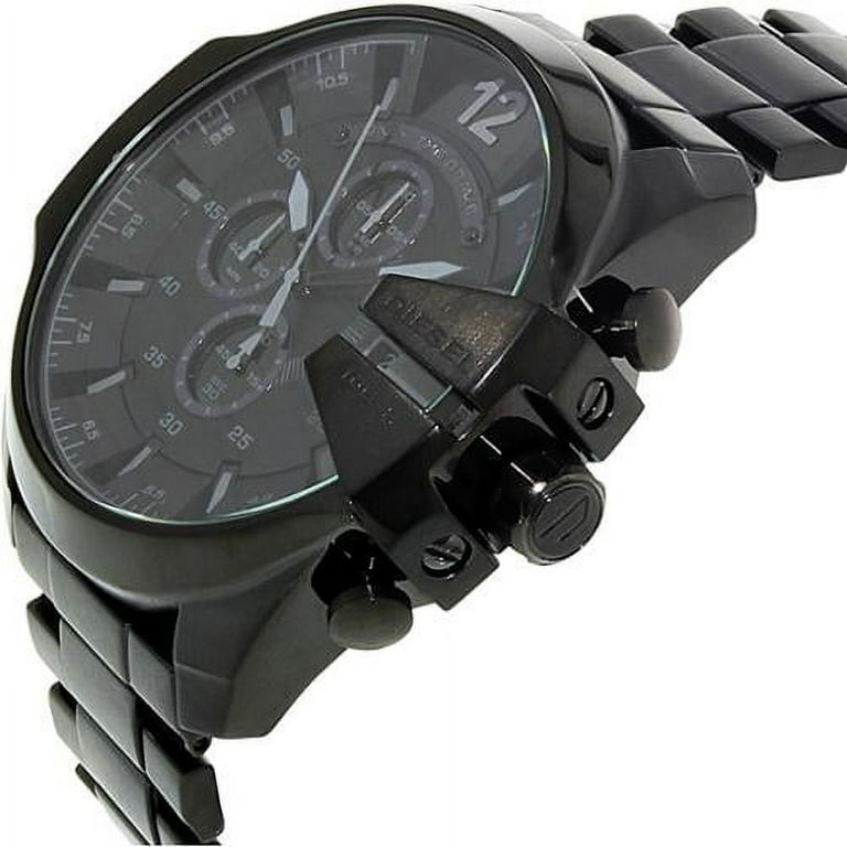 Diesel Men s Black Mega Chief Chronograph Watch DZ4355