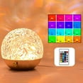 thumbnail image 1 of NANDIYNZHI Big Deals Spherical Water Dynamic Projection Atmosphere Lamp Night Light B, 1 of 4