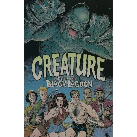 1994 Creature From The Black Lagoon Movie Poster Wall Art re -Print Horror 11 x 17 Inch Poster