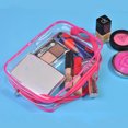 thumbnail image 1 of Bolsa de cosméticos transparente de PVC, bolsa de lavado impermeable, bolsa de almacenamiento de viaje portátil, bolsa de lavado, 1 of 2