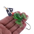 thumbnail image 2 of Cebo de rana con lentejuelas, pez blando, cebo biónico de un solo anzuelo de agua dulce, juego de equipo de pesca con cebo de 6 g, 2 of 5