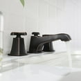 thumbnail image 5 of EZANDA Widespread 2-handle Bathroom Faucet With Drain Assembly,Brushed Nickel,Oil Rubbed Bronze, 5 of 8