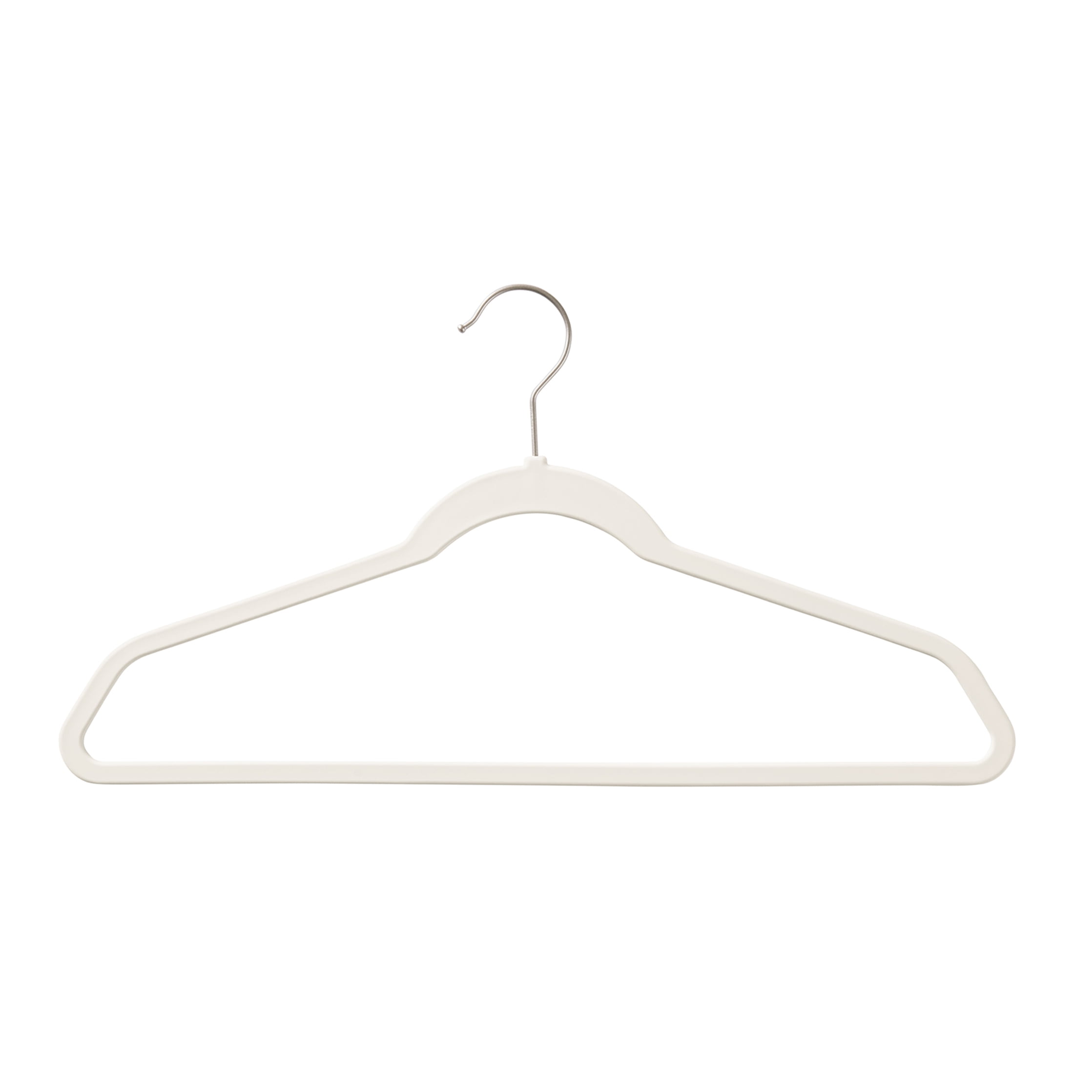 Better Homes & Gardens Rubber Hangers, Non-Slip Clothing Hangers, 30 Value Pack, Grey Pumice, Rubberized