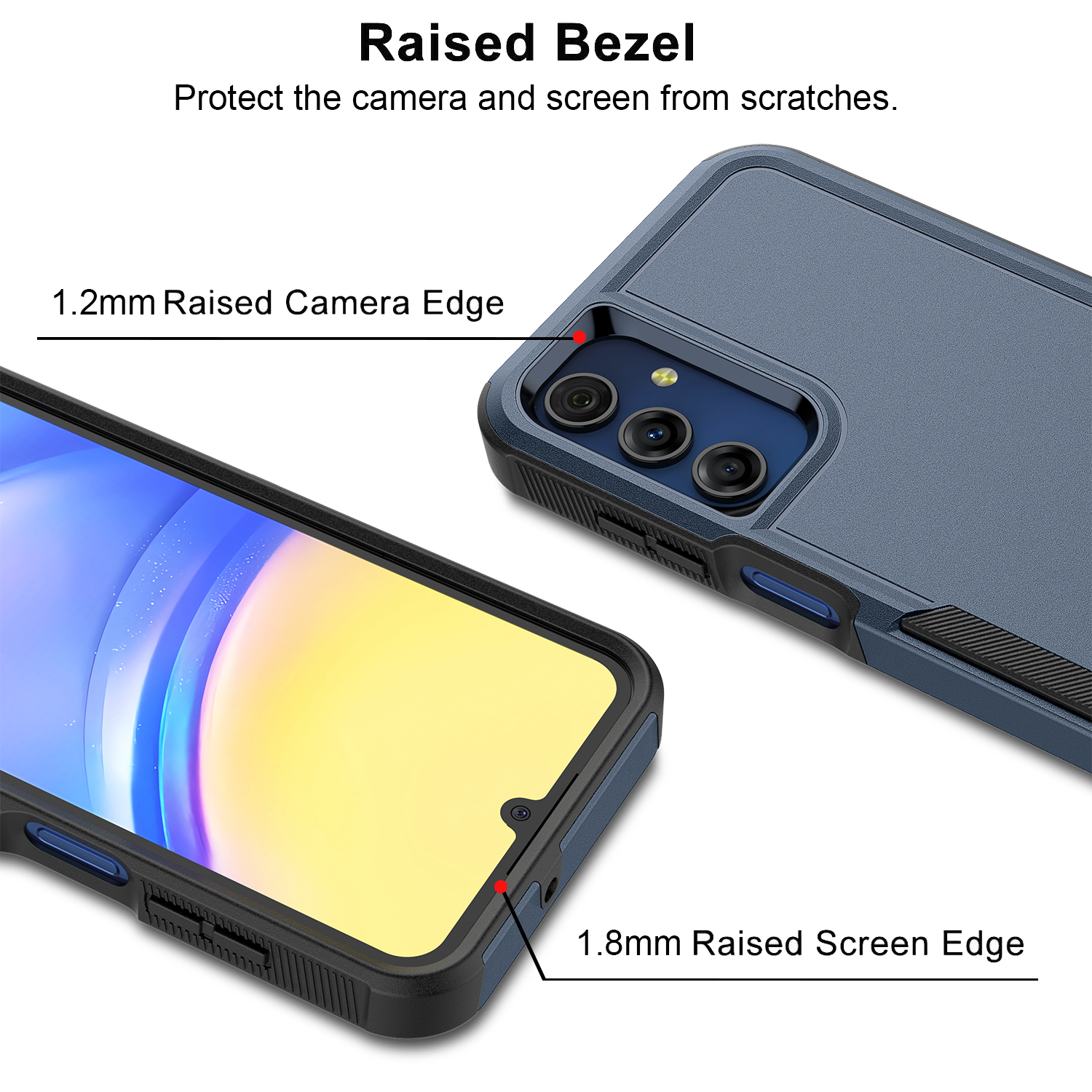 Ebizware Samsung Galaxy A15 5G Case, Blue photo 4