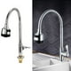 thumbnail image 5 of Grifos De Fregadero De Cocina, Diseño De Estructura única A Prueba De óxido, Grifos De Fregadero De Cocina Extraíbles Para Baño, Bar, Cocina ANGGREK Cobre Vertical Universal, 5 of 8