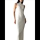 thumbnail image 2 of Vestido Informal de Punto Acanalado para Mujer, Sin Mangas, Ajustado, Elegante, para Salir A la Playa o Vacaciones. Crema L, 2 of 9