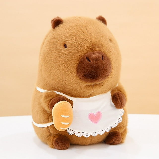 Poupée Capybara Véritable Poupée Jouet en Peluche Oreiller Cadeau d'Anniversaire Célébrité Internet Ragdoll DMH