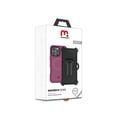 thumbnail image 2 of Funda Case MYBAT Maverick Mag clip para iPhone 16 PRO - Ciruela con mica, 2 of 10