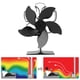 thumbnail image 5 of Ventilador de chimenea, ventilador de estufa alimentado por calor, 5 aspas, arranque automático, aleación de aluminio, 80 grados Celsius -350 grados Celsius para invierno ANGGREK CE3113, 5 of 8