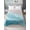 Lake Blue, variant on Queen Flat Sheet Only Summer Beach Blue Wave Water Ripple Soft Microfiber Cooling Bedding Sheets Seaside Coastal Nautical Flat Bed Sheet