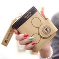 thumbnail image 1 of Cartera corta para mujer, estilo estudiante, estilo fresco y lindo, con cremallera, monedero pequeño, tarjetero, 1 of 5