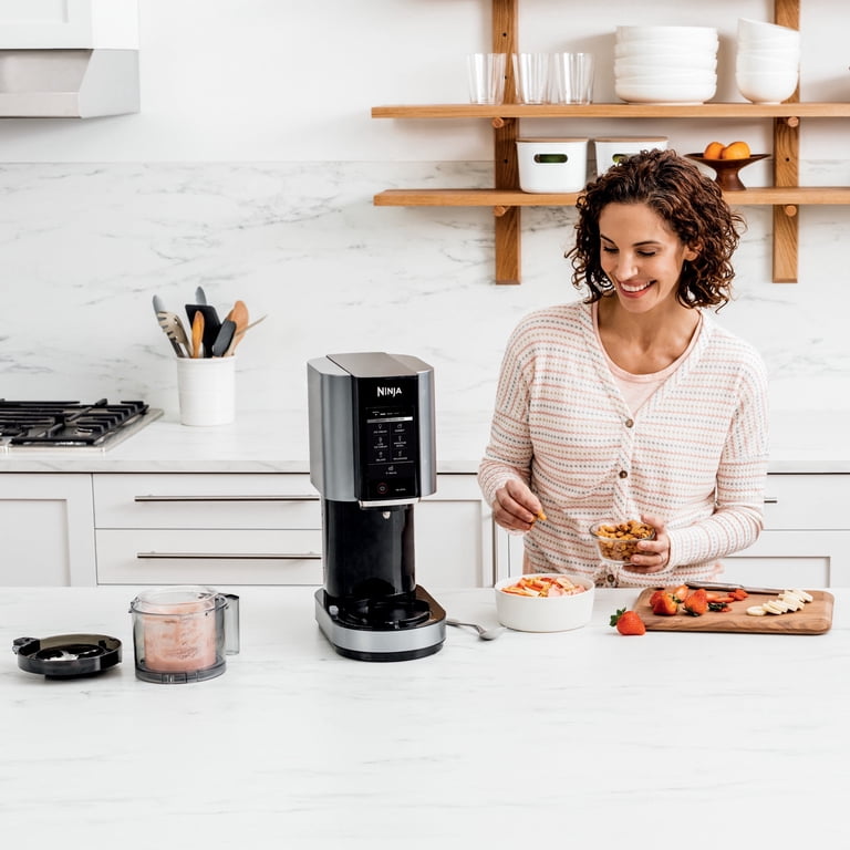 キッチン家電 Ninja CREAMi NC301HWH Ninja Ice Cream Maker, 7 Programs, 16 oz Pint Containers - Walmart.com