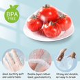 thumbnail image 3 of 100 Uds. Tapas desechables para alimentos, envoltura de plástico, tapas elásticas para tazones de frutas, tapas, almacenamiento, cocina, mantenimiento fresco, bolsa de ahorro,/20 piezas/ kaili Sencillez, 3 of 5