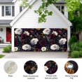 thumbnail image 2 of Garden Floral Garage Door Cover Banner 7 x 16 FT, Blossom Botanical Wildflower Garage Door Curtains Backdrop with Grommets for Indoor Outdoor Wall Party Porch Yard Decorations Background, 2 of 9