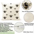 thumbnail image 4 of Bee Pillow Covers 18x18 Set Of 4 Cushion Covers Farmhouse Throw Pillows Case Spring Home Decoration, 4 of 5