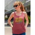 thumbnail image 2 of Desire Of Self Destruction Racerback Tank Women -Image by Shutterstock, Female Large, 2 of 4