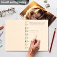 thumbnail image 5 of Dog Cat Ring Binder Notebook Journey Note Diary College Ruled Spiral Notebook Study Loose Leaf Paper A5 60 Pages, 5 of 8