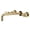 Polished Brass, variant on Kingston Brass KS8021KL Whitaker Two-Handle 3-Hole Wall Mount Roman Tub Faucet in Polished Chrome