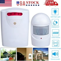Wireless Driveway Alarm Infrared Motion Sensor Home Garage Alert Security System