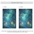 thumbnail image 4 of Yayeee Garden Flag 12" x 18" Double Sided Outdoor Yard Lawn Holiday Decorations, Magical Forest Glowing Lights, 4 of 6