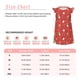 thumbnail image 3 of Fotbe merry Christmas gnome Vestido de Dormir para Niñas de 3 a 10 Años, Mangas Cortas, Estilo Princesa, Pijama Camisón con Mangas Voladas-Medium, 3 of 6