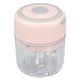 thumbnail image 5 of Picadora de Ajo Eléctrica, Mini Picadore de Verduras Portátil de 250 ml, Triturador de Ajo Recargable Por USB, Picadore de Cebolla Con Cuchilla de Acero inoxidable, 5 of 7