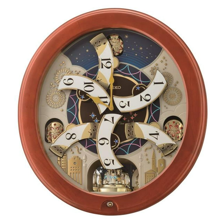 星 Seiko Bright Stary Night Melodies in Motion Clock, Musical