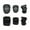 Black, variant on Kids Protective Gear Set Knee Pads for Kids 2-8 Years Toddler Knee and Elbow Pads with Wrist Guards 3 in 1 for Skating Cycling Bike Rollerblading Scooter