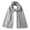 Gray, variant on Scarves for Women Christmas Festive Winter Snowflake Print Warm Winter Snow flake Scarf Dark Gray