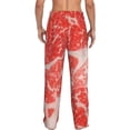 thumbnail image 3 of Xecao Beef Steaks Men's Straight Lounge Pajama Pants: The Ultimate in Comfortable Sleepwear, 3 of 9