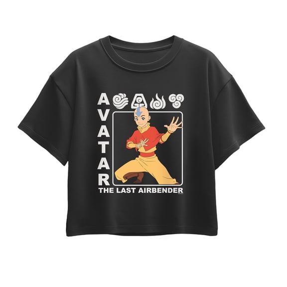 Avatar - The Last Airbender - Aang - Youth Girls Boxy T-Shirt