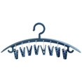 thumbnail image 2 of Plastic Clothes Hanger with Clip Antiskid Pants Rack Traceless Coat Sock Hanger, 2 of 6